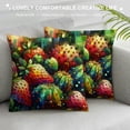 thumbnail image 3 of COMIO Colorful Mexico Prickly Pear Cactus Throw Pillow Cover Succulent Plant Throw Pillow Case Decorative Cushion Cover Pillowcase White, 3 of 5