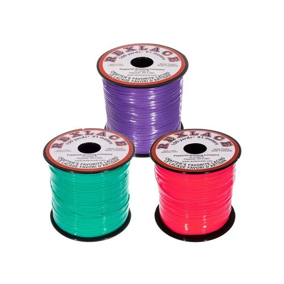 The Beadsmith Rexlace Multicolor Bundle Packs – 100 Yards of Each Color (Cotton Candy)