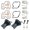 Repair Kit,Plunger,Float, variant on CarbForge Motorcycle Carburetor Rebuild Kit for Honda CBF500 PC39 2004-2008 500cc Twin Float