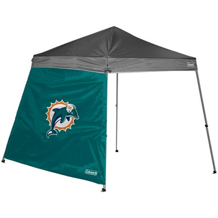 Coleman 10' x 10' Slant Leg Canopy Side Wall, Miami Dolphins