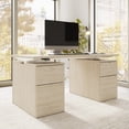 thumbnail image 3 of Stratus 60W Standing Desk with Drawers in Natural Elm - Engineered Wood, 3 of 8