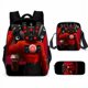 thumbnail image 2 of Conjunto de 3 unidades de Mochila Skibidi para niños, Mochila escolar para niños, Mochila para adolescentes, Mochila escolar de dibujos animados de Anime para niños y niñas, 2 of 4
