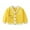 Yellow, variant on Lkhaha Jacket for Girls 2025 Rainbow Letter Print Cardigan Boys Button Up Sweaters With Pocket Baby Knitted Knitwear Outerwear Coats Size 18-24 Months