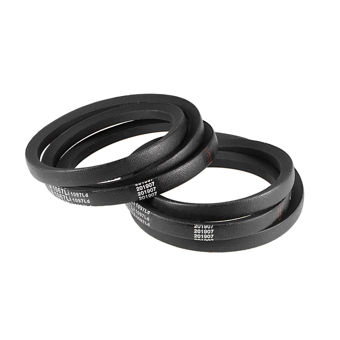 Unique Bargains A1067 A42 V Belt 42 Inch Inner Girth A Section Rubber Drive Belt 2pcs