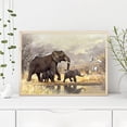thumbnail image 3 of Cuadros Decorativos 5D diamante pintura elefante mamá e hijo taladro redondo completo pared Rhinestone DIY DQrwqpou Nuevos Originales, 3 of 9
