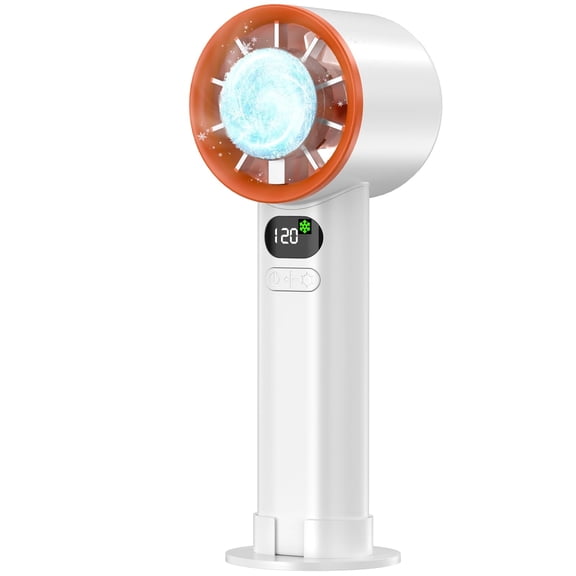 Portable Handheld Fan, Personal Hand Held Turbo Fan, USB-C Rechargeable Battery Mini Fan, 1-120 Speed Adjustable, LED Display, Mini Pocket Fans for Women, Men, Travel, Office, Outdoor Use
