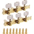 thumbnail image 1 of Durable 2Pcs Guitar Tuners Machine Head, Classical Guitar String Tuning Pegs Keys Tuners Set White Button - Designed to Meet Your gardening requirements, 1 of 5