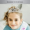 thumbnail image 7 of 12th Birthday Glitter Sash & Silver Starry Sky Tiara Set for Girls, 7 of 7
