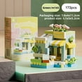thumbnail image 1 of Mini City Street View Flower Shop Building Blocks, Cute Creative House Model Bricks, Girls DIY Assembly Educational Toy, Collectible Desktop Decoration Gift for Kids, 1 of 7