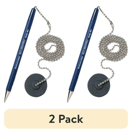 (2 pack) MMF, MMF28908, Secure-A-Pen Counter Pen, 1 Each