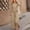 Khaki, variant on Womens Linen Set Solid Round-Neck Short Sleeve Top Matching Loose Elastic Waist Long Pants Summer Ladies Casual Cmfy Set Everyday Outing Outdoors Looks