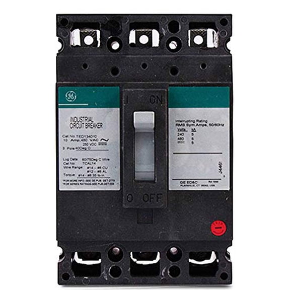 TED134035WL MOLDED CASE CIRCUIT BREAKER - TED TYPE - 3 POLE 480V 35 AMP