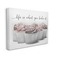 thumbnail image 2 of Stupell Life Is What You Bake It Cupcakes Food & Beverage Painting Gallery Wrapped Canvas Print Wall Art, 2 of 5