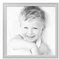 thumbnail image 2 of ArtToFrames 23" x 23" Metro Ice Silver Black Picture Frame, 23x23 inch Silver Wood Poster Frame (WOM-5247),  Pack, 2 of 7
