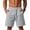 Gray, variant on Men's Air-Layer Loose Fit Gym Shorts, Breathable Athletic Sweatpants with Drawstring - Casual Training & Lounge Bottoms for Summer Navy S