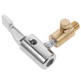 thumbnail image 3 of SHISUYAN Tire Air Chuck With Clip Adapter Copper Locking Tire Inflator Nozzle Adapter Connect No Leakage Tire Chuck For Vehicle Inflator Compressor Pump Connect Accessories Tool, 3 of 8
