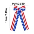 thumbnail image 3 of Patriotic American Flag Star & Stripe Bows,6th of July Red White Blue Bows for Independence Day Front Door,Wall,Wreaths,Gift Boxes,Holiday Party Decor, 3 of 6