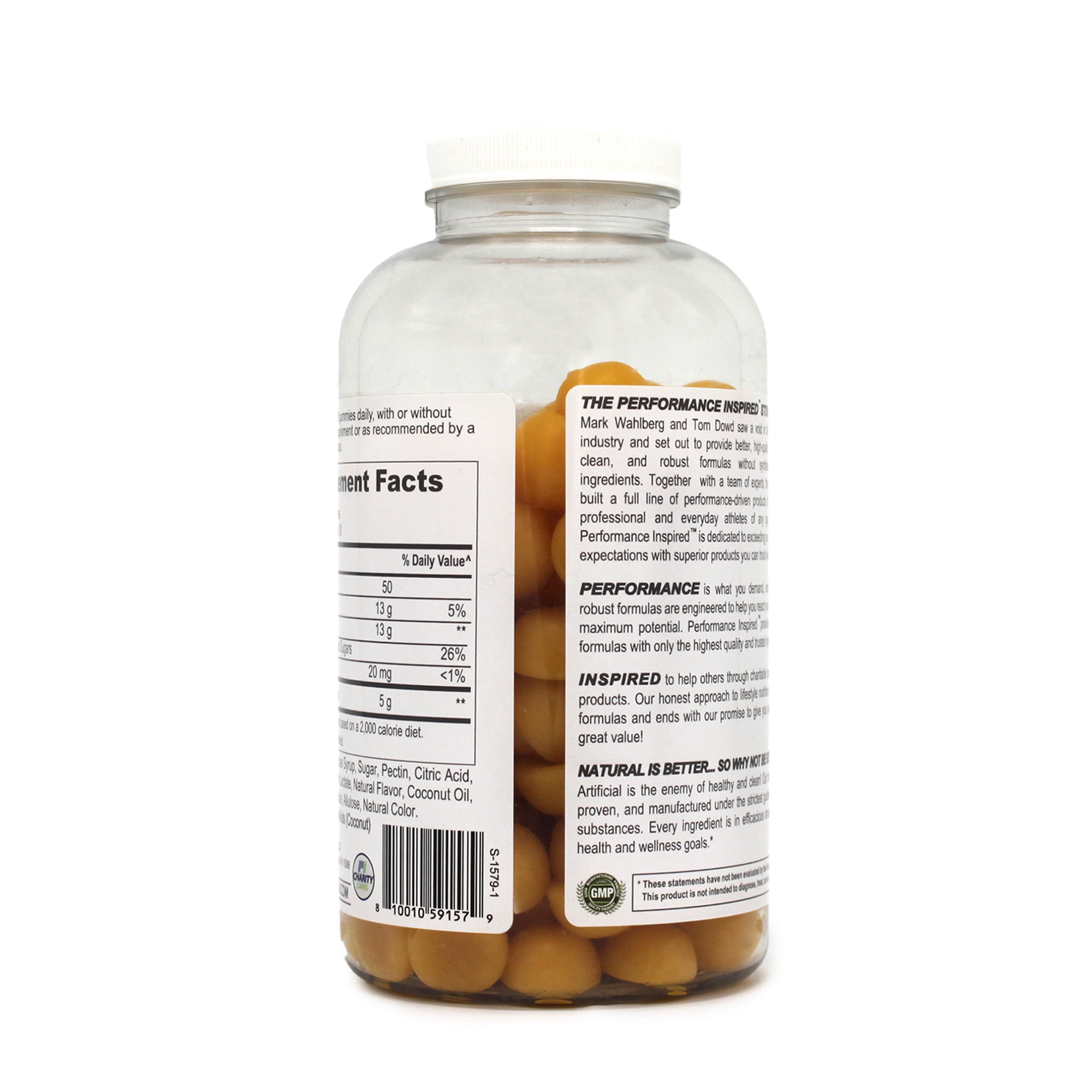 Performance Inspired Creatine Monohydrate Gummy - 150 Count - 5g Creatine Monohydrate - Lemon Flavor