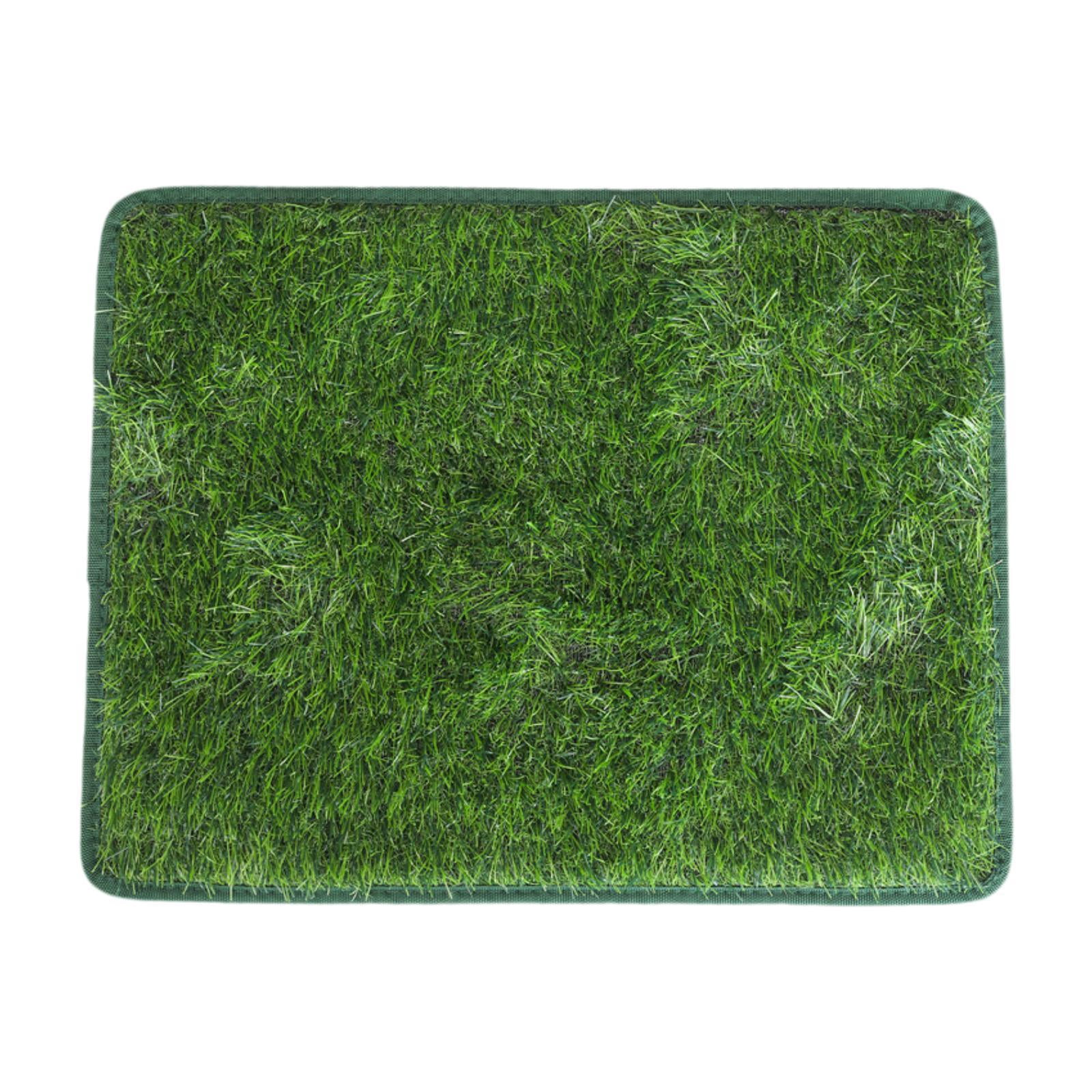 BELOVING Fake Grass Pee for Dog Bedpan Artificial Grass Rug for Patio Bathroom Kitten 80cmx100cm