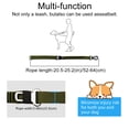 thumbnail image 3 of 20” Green Strong Short Leash for Dog, Heavy Duty Absorbing Bungee Leash with Padded Handle, Car Seatbelt, Dog Training Leashes for Large or Medium Dogs (Can be used with other leashes), 3 of 9