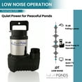 thumbnail image 4 of Half Off Ponds Pond Pulse Submersible Pond Pump, 5500 GPH Hybrid Drive, 30 ft Cord, 4 of 7