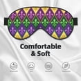 thumbnail image 3 of Disketp Mardi Gras4 Print Sleep Mask-Eye Mask for Sleeping,Comfortable & Super Soft Eye Mask with Adjustable Strap,Travel Eye Mask, 3 of 7