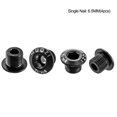 thumbnail image 3 of Soidarity Tornillo de aleación para bicicletas de 4 piezas, tornillos universales para fijación de bicicletas, tornillos de rueda de cadena, piezas de Ciclismo 6.5 mm Negro Soidarity OD025072-22, 3 of 6