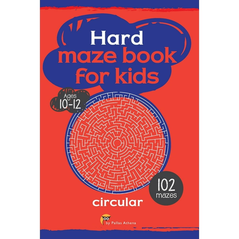 Maze Book for Kids Circular Maze Activity Books, for Kids Ages 1012