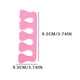 thumbnail image 4 of Separadores de dedos de los pies Qarigey 2-10 Uds. Color rosa EVA, 4 of 6