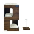 thumbnail image 2 of Sam's Pets Escher Cat Tree 23.5'' in Dark Walnut, 2 of 5