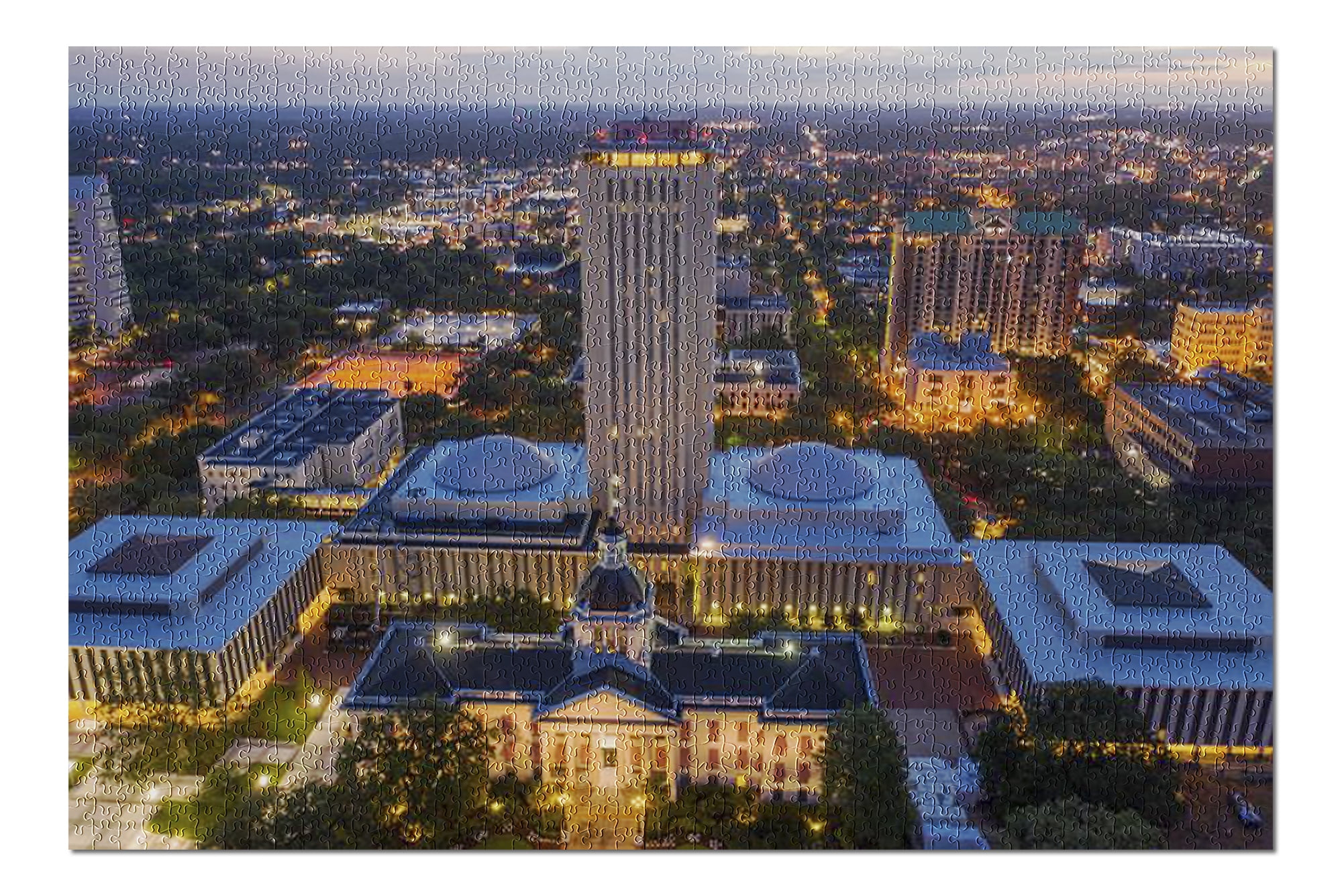 Tallahassee, Florida - Aerial Photo of the State Capitol Building at