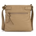 thumbnail image 7 of Montana West Crossbody Bag for Women Multi Pocket Shoulder Bags Medium Travel Purses Ultra Soft Washed Leather, Beige, 7 of 7