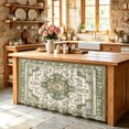 thumbnail image 6 of Sage Green Cabinet Curtain 32"Wx55"L,Dustproof Pantry Door Curtain W/ Self Adhesive Tape,Southwest Tribal Antique Boho-Chic Farmhouse Tall Storage Cover Privacy Drape for Bathroom Kitchen, 6 of 9