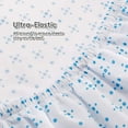 thumbnail image 7 of SLEEP ZONE Kids Printed Queen Bed Sheets Set 4-Piece - Super Soft & Cute Kids Sheet Set with Flat Sheet, Fitted Sheet, Pillowcase (Queen, Geo Dots Blue), 7 of 7