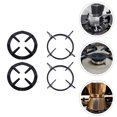 thumbnail image 4 of 4Pcs Gas Stove Racks Moka Pot Stands Wok Support Rings Gas Burner Racks (Black), 4 of 6