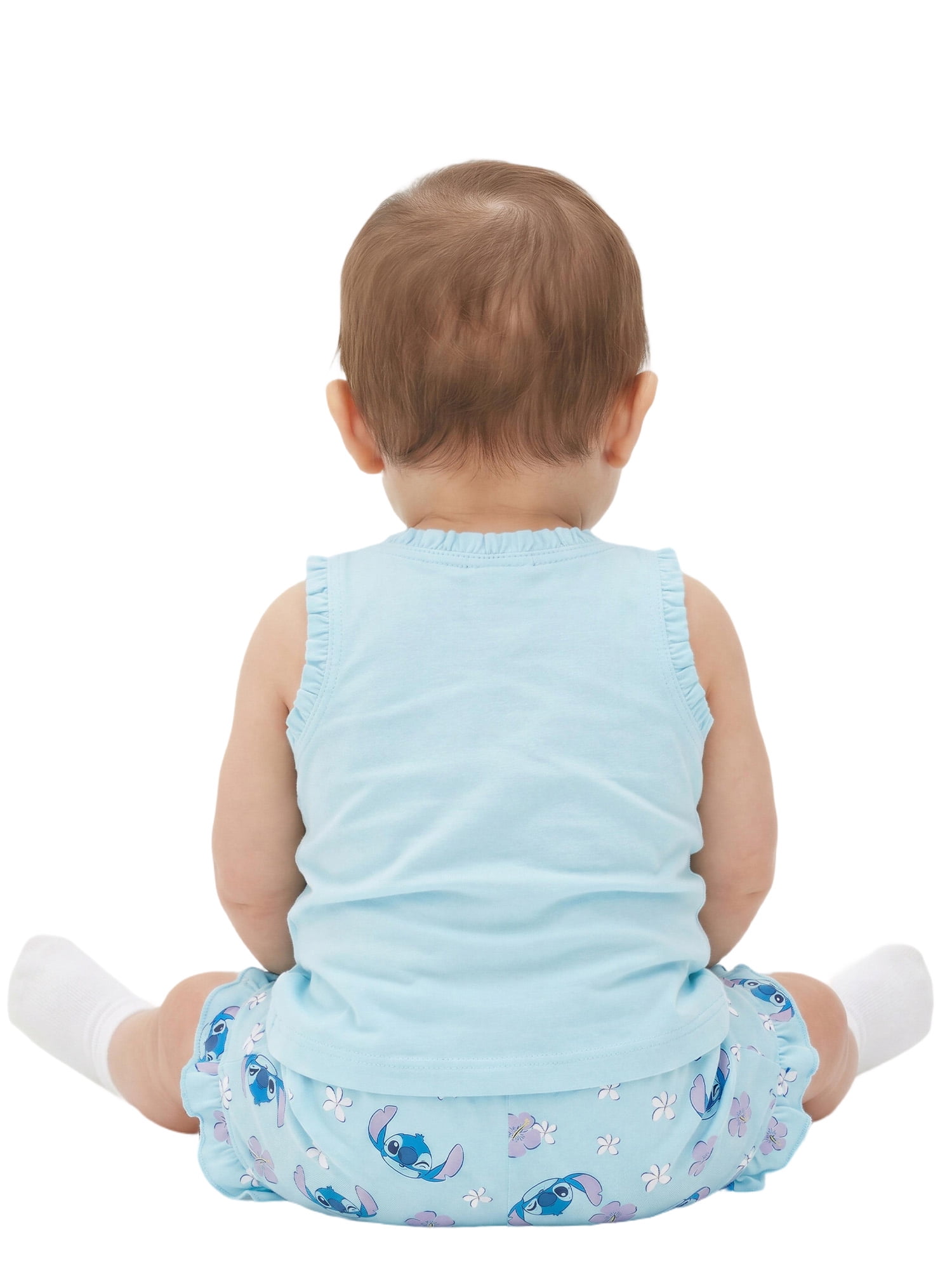 Stitch Baby Girl Short Set, Sizes 0-9 Months
