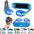 thumbnail image 1 of Kids Swim Goggles for Age 2-8, Toddler-Goggles with Fabric Strap No Leak Pain-Free, Anti-Fog Goggles for Girls Boys, 1 of 5