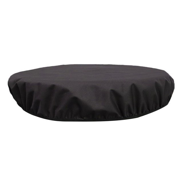 Hyasfey Housse de Foyer Ronde en Tissu Oxford 600D, Housse Imperméable Résistante aux Déchirures avec Ourlet Élastique pour Foyers Extérieurs en Pierre Intégrée