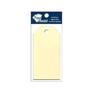 1300 Pieces Price Tags with String Marking Strung Tags Blank Paper