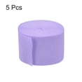 thumbnail image 3 of Uxcell Crepe Paper Streamer Decor 82ft Long 1.77 Inch Wide, Light Purple 5 Pack, 3 of 5