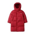 thumbnail image 5 of Kogui Boys Coats Lightweight Heart Quilted Puffer Jacket for Girls & Kids Zip Up Hooded Coat with Kangaroo Pocket Size 11-12 (Red,11-12 Years), 5 of 7