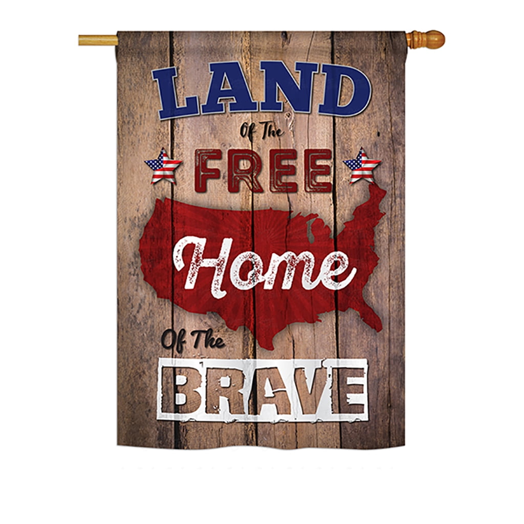 land of the free home of the brave on usa flag land of the free home of the brave on usa flag