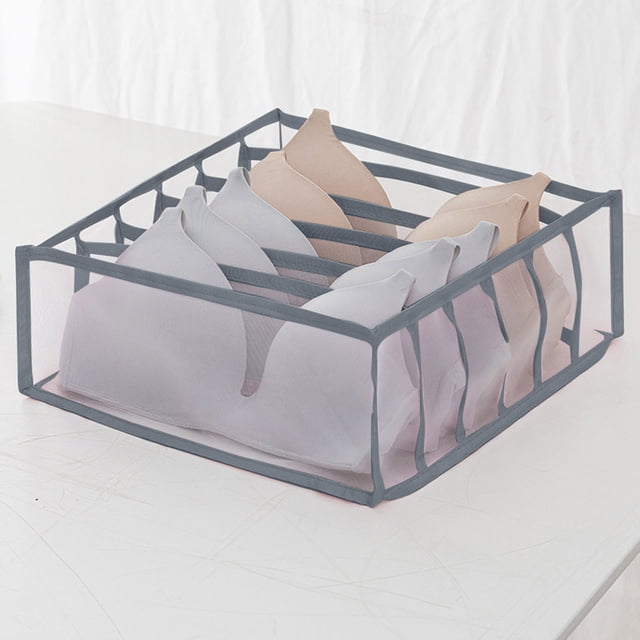 Household Foldable Mesh Underwear Storage Box Socks Bra And Panties