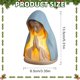 thumbnail image 2 of Estatua de la Virgen María con Luz Nocturna para Oración en el Recámara, Lámpara de Decoración Religiosa Católica de Resina, 2 of 7