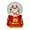 A, variant on 3.4 fl oz Christmas Story Crystal Snow Globe with Santa and Snowman - Luminous Resin Decoration for Tabletop Display and Festive Ambiance(A)