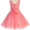 thumbnail image 2 of Big Girls' V Neck All Over Lace Chiffon Belt Flowers Girls Dresses Black 10, 2 of 2