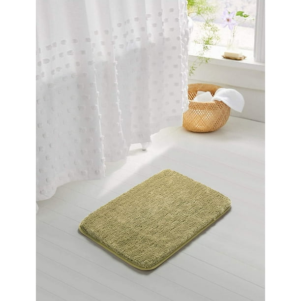 Bathroom Rug Non Slip Bath Mat for Bathroom 16 x 24 Yellow