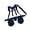 Blue, variant on Excellent Oxford Tool Bag Having Ergonomic Weight Balance Feature For Roofers And Maintenance Technicians