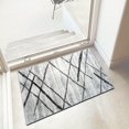 thumbnail image 1 of JV Home Area Rug Stripes Grey 2'x3'3" Washable Carpet Anti Slip, 1 of 6