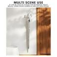 thumbnail image 6 of No Drill Mop Holder Wall Mount Heavy Duty Broom Holder No Hole Installation Bathroom Kitchen Storage Rack Adhesive Broom Mop Organizer with Strong Sticker 4.13x3.74 Inches White, 6 of 9